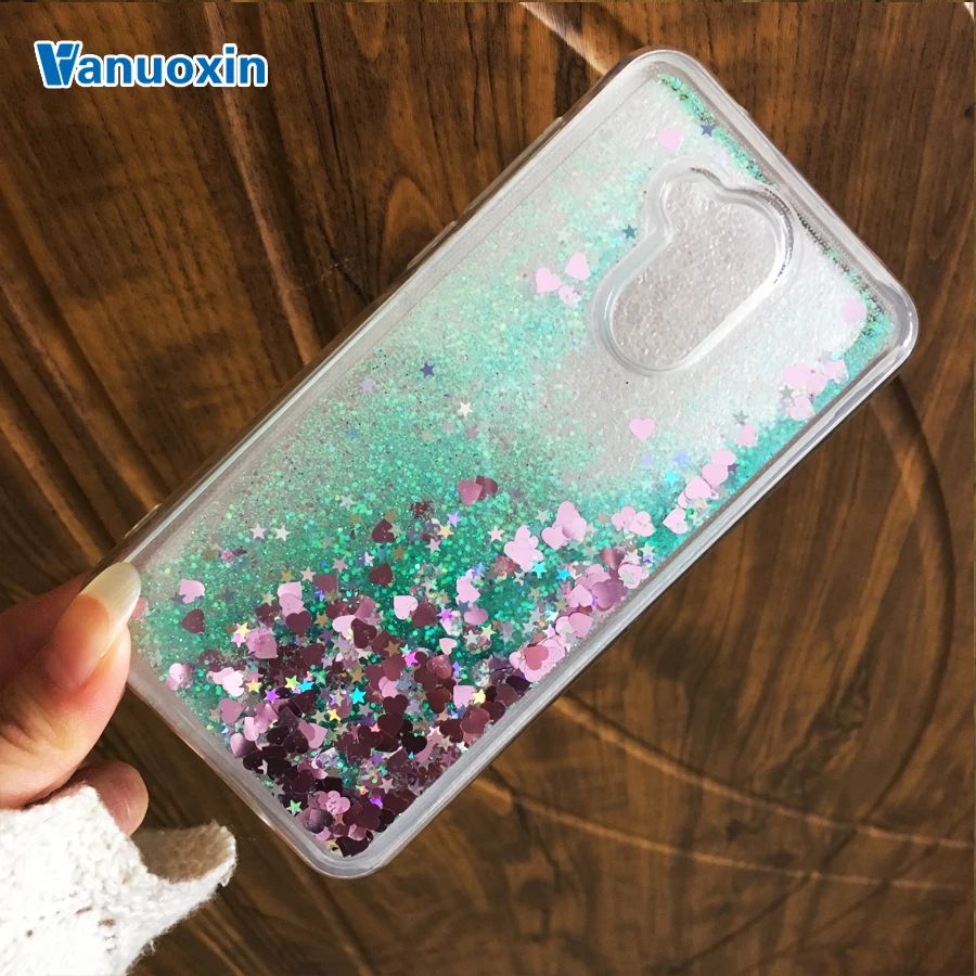 Vanuoxin For case Huawei Honor 6A case For Huawei Honor 6A case cover Coque Dynamic Glitter Liquid Silicone Soft TPU Phone cases