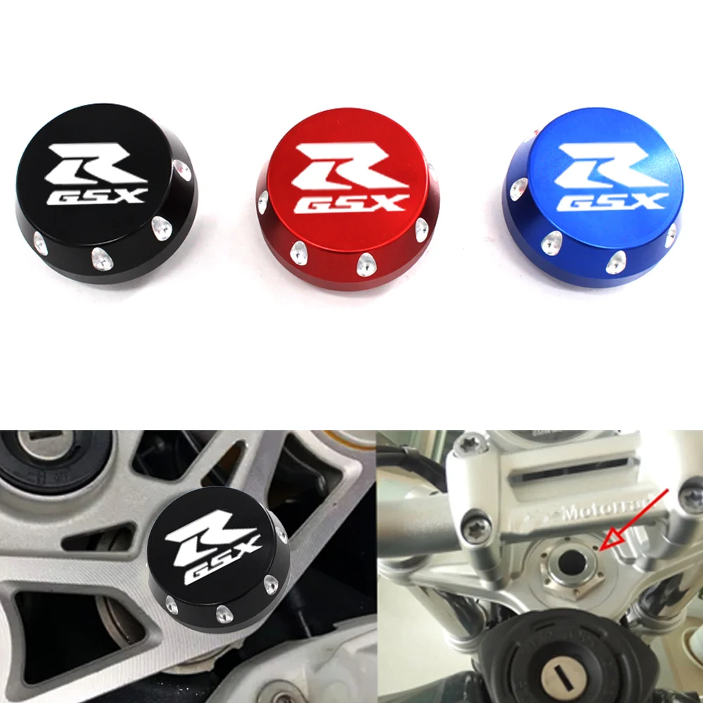 Triple Tree Stem Yoke Center Cap Cover For SUZUKI GSXR GSX-R 600 750 1000 Motorcycle Accessories CNC Blue/Black/Red
Triple Tree Stem Yoke Center Cap Cover For SUZUKI GSXR GSX-R 600 750 1000 Motorcycle Accessories CNC Blue/Black/Red