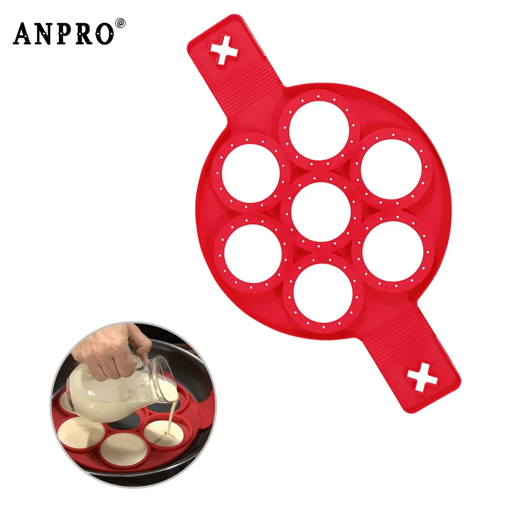 Anpro Nonstick Cooking Tool Round Heart Egg Ring Maker Egg Silicone Mold Pancake Cheese Egg Cooker
Anpro Nonstick Cooking Tool Round Heart Egg Ring Maker Egg Silicone Mold Pancake Cheese Egg Cooker