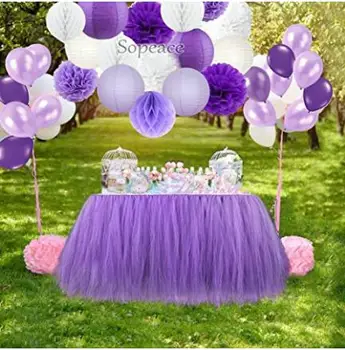 46PCS Wedding Party Decoration Kit Purple White Tissue Paper Pom Poms Flowers Papers Lanterns Paper ball and Latex Balloons
46PCS Wedding Party Decoration Kit Purple White Tissue Paper Pom Poms Flowers Papers Lanterns Paper ball and Latex Balloons