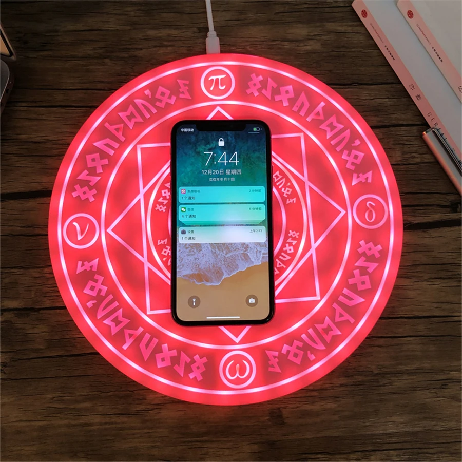 Universal Qi Wireless Charger Magic Circle Wireless Fast Charging Pad for iPhone X 8 Samsung S9 S8 Xiaomi Redmi Huawei Mate 20
Universal Qi Wireless Charger Magic Circle Wireless Fast Charging Pad for iPhone X 8 Samsung S9 S8 Xiaomi Redmi Huawei Mate 20