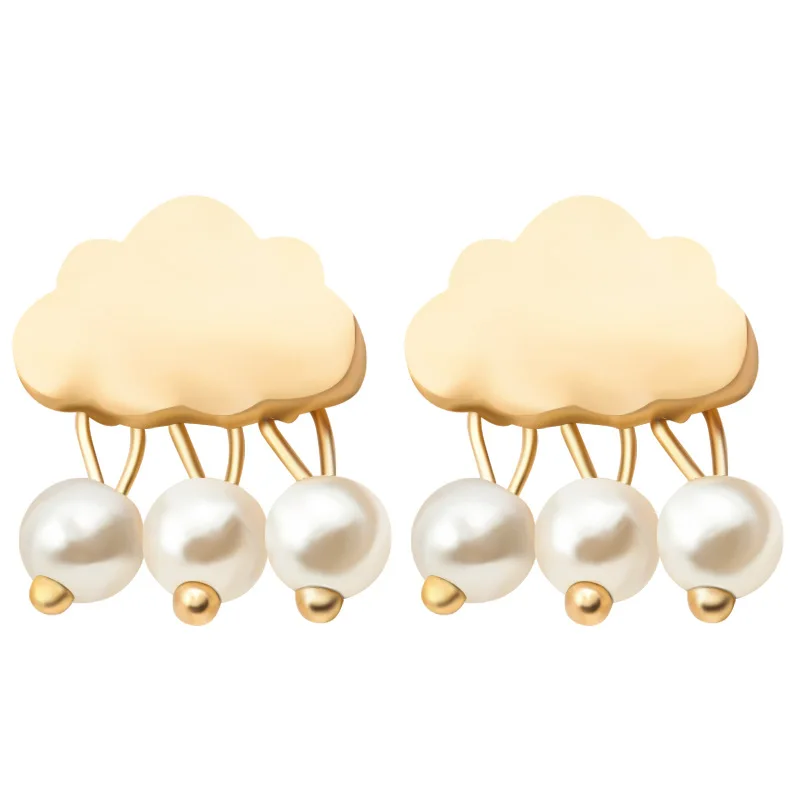 Mossovy Raindrop Fringed Cloud Stud Earrings for Female Fashion Popular Gold Earrings for Women Jewelry Pendientes Mujer Brincos
Mossovy Raindrop Fringed Cloud Stud Earrings for Female Fashion Popular Gold Earrings for Women Jewelry Pendientes Mujer Brincos