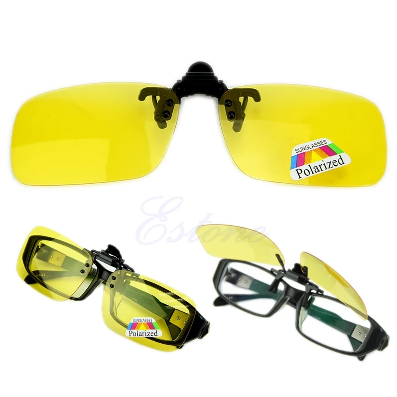 New Hot Clip-on Flip-up Lens Polarized Day Night Vision Sunglasses Driving Glasses S,M,L
New Hot Clip-on Flip-up Lens Polarized Day Night Vision Sunglasses Driving Glasses S,M,L