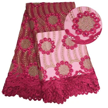 Rose red African Lace Fabric Design Evening dresses Embroidered Nigerian Laces Fabric Bridal French Tulle Lace DIY Women Dress
Rose red African Lace Fabric Design Evening dresses Embroidered Nigerian Laces Fabric Bridal French Tulle Lace DIY Women Dress