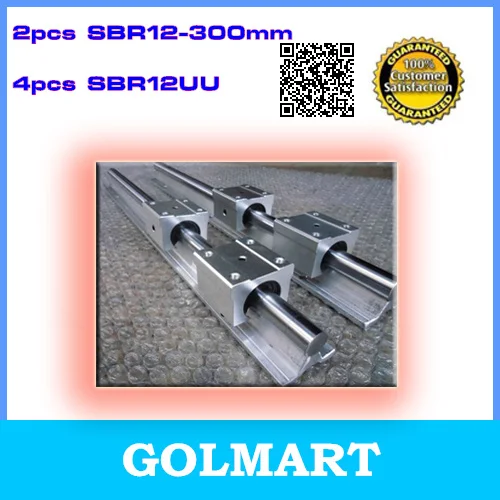 2pcs SBR12- L300mm Linear guide + 4pcs SBR12UU Linear Motion Bearing Blocks (can be cut any length)
2pcs SBR12- L300mm Linear guide + 4pcs SBR12UU Linear Motion Bearing Blocks (can be cut any length)