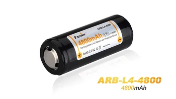 Fenix ARB-L4-4800 high capacity 26650 4800mAh 3.7V Li-ion rechargeable battery specially designed for high-drain devices
Fenix ARB-L4-4800 high capacity 26650 4800mAh 3.7V Li-ion rechargeable battery specially designed for high-drain devices