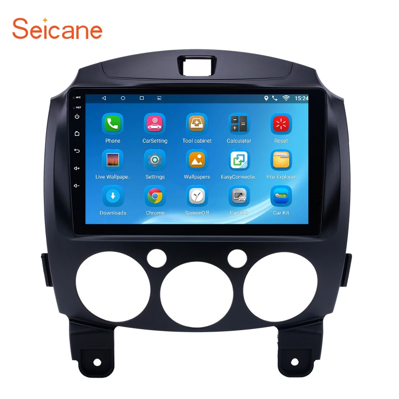 Seicane 2Din 9 inch Android 8.1/7.1 Car Radio Stereo GPS Navigation Head Unit For MAZDA 2/Jinxiang/DE/Third generation 2007-2014
Seicane 2Din 9 inch Android 8.1/7.1 Car Radio Stereo GPS Navigation Head Unit For MAZDA 2/Jinxiang/DE/Third generation 2007-2014