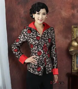 Wholesale Retail Spring Traditional Chinese Clothing Women's Shou word Black Jacket Outerwear Tops Size M-3XL
Wholesale Retail Spring Traditional Chinese Clothing Women's Shou word Black Jacket Outerwear Tops Size M-3XL