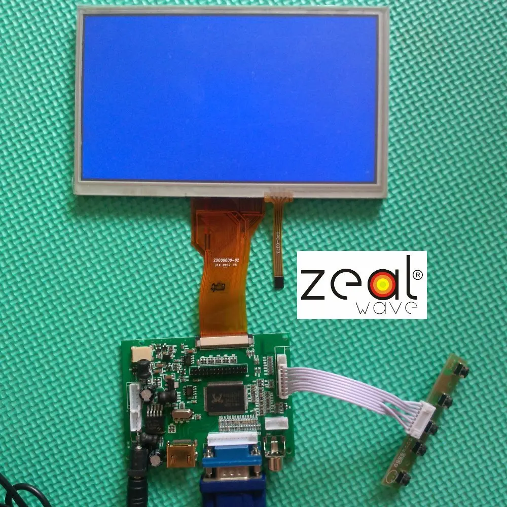 

50 pin 7 INCH TFT LCD Module + Touch Panel+ HDMI& VGA&2AV A/D Board 800*480 Resolution DIY CAR PC Display Screen