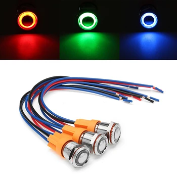 12V-24V 4Pin Self-Locking Switch 12mm Metal ON/OFF LED Push Button Switch Wiring Harness Switch Waterproof
12V-24V 4Pin Self-Locking Switch 12mm Metal ON/OFF LED Push Button Switch Wiring Harness Switch Waterproof