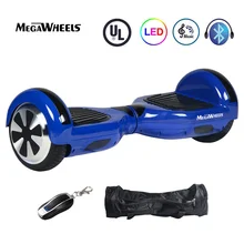 

Hoverboard Megawheels 6.5" Self Balancing Electric Scooter 2 Wheels Overboard Rideable Skateboard LED Lights Free Shipping Blue