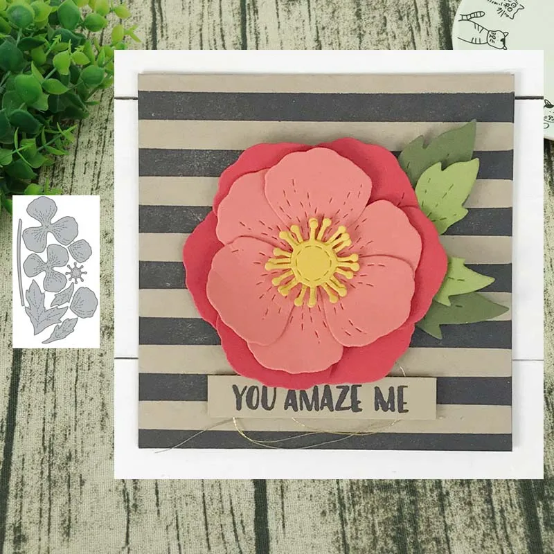 Metal Cutting Dies cut die smile flower decoration Scrapbooking Album Paper DIY Card Craft Embossing Die Cuts
Metal Cutting Dies cut die smile flower decoration Scrapbooking Album Paper DIY Card Craft Embossing Die Cuts