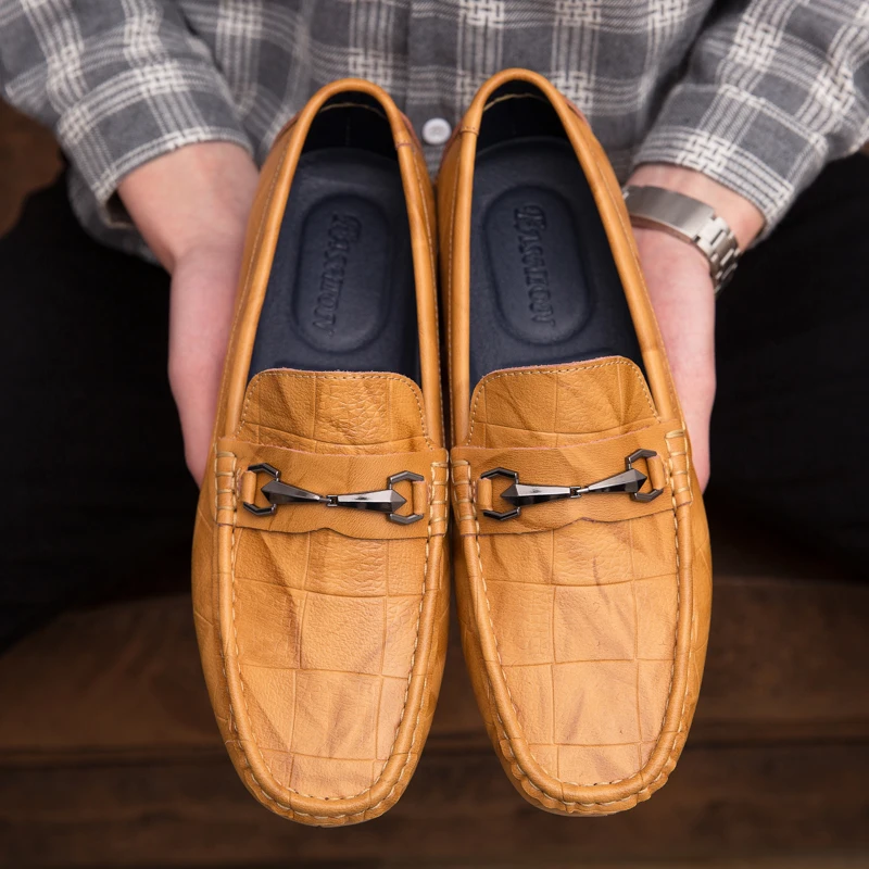2019 Casual Men Leather Party Dress shoes Breathable Fashion Wedding Male Flats Split Loafers soft Black brown coffee man Shoes
2019 Casual Men Leather Party Dress shoes Breathable Fashion Wedding Male Flats Split Loafers soft Black brown coffee man Shoes