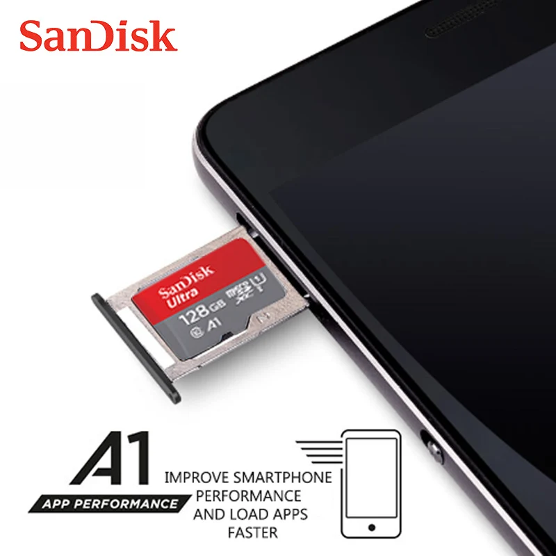 Карта памяти Micro SD SanDisk карта 16 ГБ 32 64 Гб 128 MicroSD Max 80 м/с Uitra C10 TF C4 8G|cartao de memoria|cartao desandisk