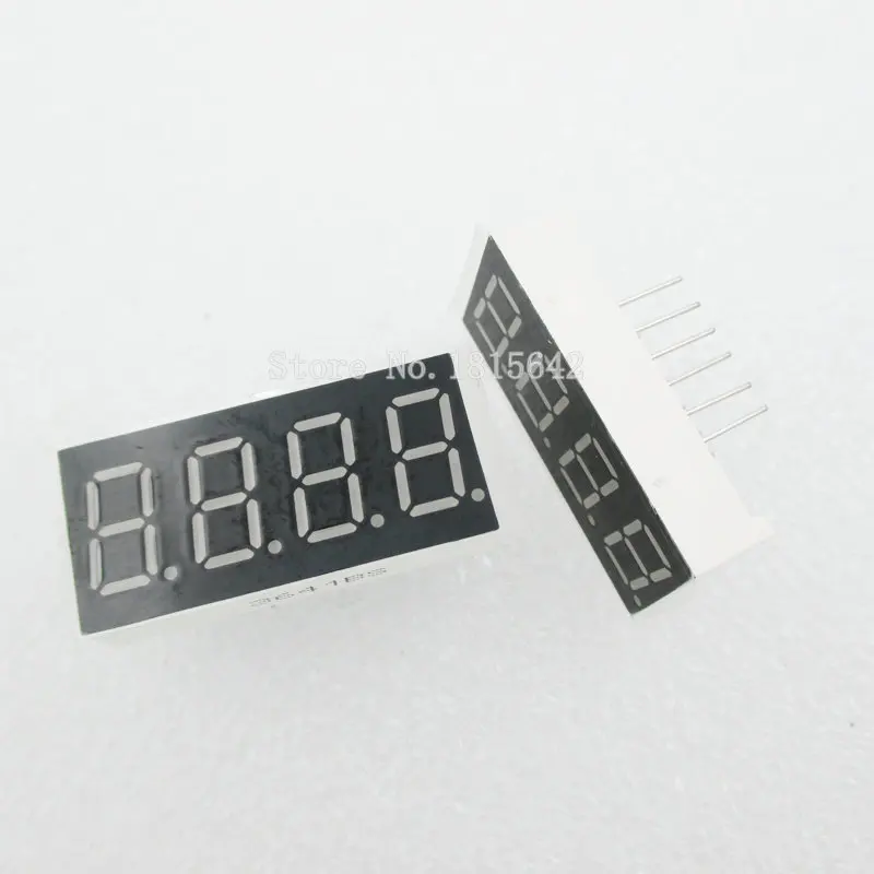 5PCS/LOT 4bit 4 bit Common Cathode Digital Tube 0.36" 0.36 inch Red LED Digit 7 Segment
5PCS/LOT 4bit 4 bit Common Cathode Digital Tube 0.36" 0.36 inch Red LED Digit 7 Segment