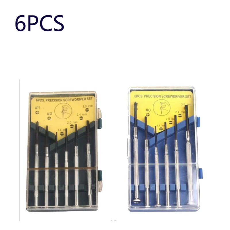 6pcs Precision Multifunction Small Screwdriver Set With Slotted Phillips Bits For Watch Glasses Screw Driver Repair Tools
6pcs Precision Multifunction Small Screwdriver Set With Slotted Phillips Bits For Watch Glasses Screw Driver Repair Tools