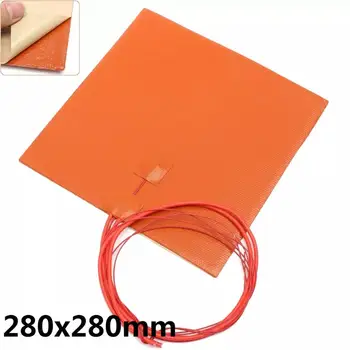 280X280mm 600W@220V Silicone Heater Pad for 3D Printer Heated Bed,Build Plate Heating Element with NTC 100K, PSA
280X280mm 600W@220V Silicone Heater Pad for 3D Printer Heated Bed,Build Plate Heating Element with NTC 100K, PSA