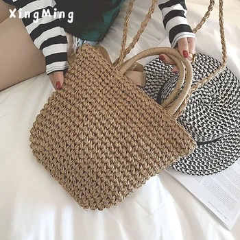 XINGMING Brand Hand Woven Bag Straw Bags Bohemia Style Beach Handbags INS Popular Shoulder Bags
XINGMING Brand Hand Woven Bag Straw Bags Bohemia Style Beach Handbags INS Popular Shoulder Bags