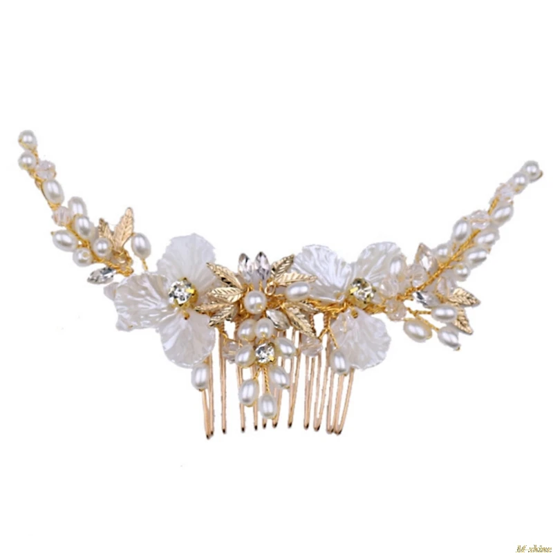 2018 Bride Hair Comb Pearl Floral Luxury Headwear Women Jewelry Wedding Decoration M-shine A23_20
2018 Bride Hair Comb Pearl Floral Luxury Headwear Women Jewelry Wedding Decoration M-shine A23_20