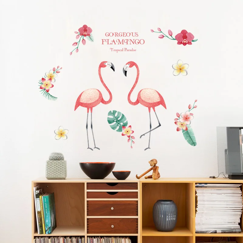 1pc Removable Beautiful Flamingo Wall Sticker Children Living Room Bedroom Decor Environmental Protection DIY Wall Stickers S4
1pc Removable Beautiful Flamingo Wall Sticker Children Living Room Bedroom Decor Environmental Protection DIY Wall Stickers S4