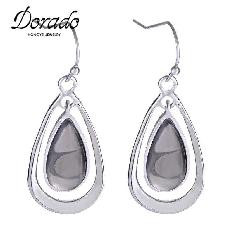 Resin Water Drop Long Earrings For Women Girls Silver Color Alloy Female Dangle Hanging Earring Fashion Ear Jewelry Brincos 2018 
Resin Water Drop Long Earrings For Women Girls Silver Color Alloy Female Dangle Hanging Earring Fashion Ear Jewelry Brincos 2018