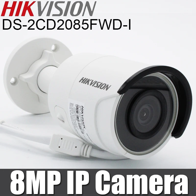 Hikvision DS-2CD2085FWD-I IP camera H.265 8MP Bullet Camera SD Card slot With POE IR Range 30m CCTV Surveillance Camera
Hikvision DS-2CD2085FWD-I IP camera H.265 8MP Bullet Camera SD Card slot With POE IR Range 30m CCTV Surveillance Camera