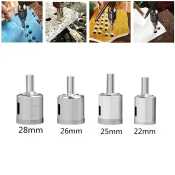 4pcs Diamond Holesaw Drill Bit Tool For Ceramic Porcelain Glass Marble 22-28mm
4pcs Diamond Holesaw Drill Bit Tool For Ceramic Porcelain Glass Marble 22-28mm