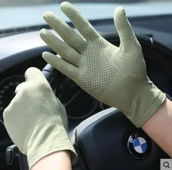 Spring and summer women's faux suede leather thin sunscreen driving gloves men's summer breathable skid resistance gloves R220
Spring and summer women's faux suede leather thin sunscreen driving gloves men's summer breathable skid resistance gloves R220