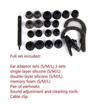 

Replacement Tool Kit Earbuds Tips/ear hooks/clips For Sennheiser IE80 IE8i IE8