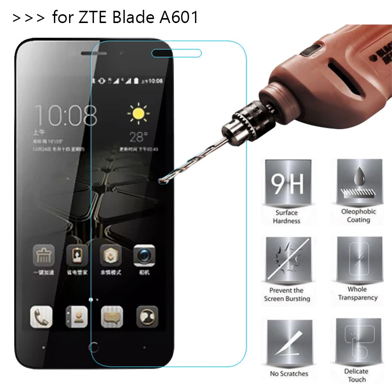 2.5D 0 26 мм 9H Премиум Закаленное стекло для ZTE Blade A601 защита экрана Защитная пленка