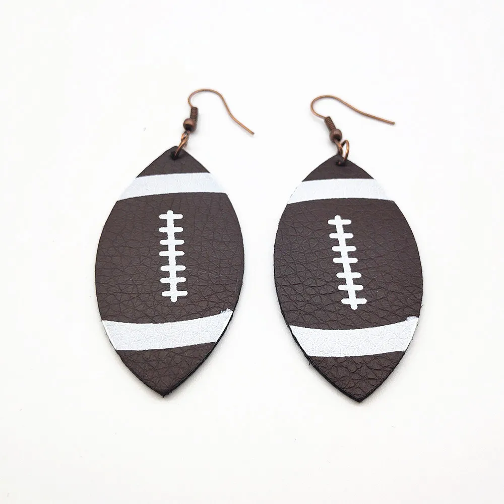SOARRISE Rugby Basketball Baseball Sports Leather Earrings 2019 Simple Fashion Teardrop Earrings For Women Jewelry
SOARRISE Rugby Basketball Baseball Sports Leather Earrings 2019 Simple Fashion Teardrop Earrings For Women Jewelry