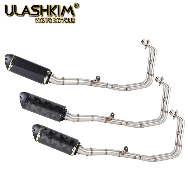 Motorcycle Reacl Carbon Fiber Exhaust Muffler Escape Full System Slip On For Yamaha R25 R3 2014-2018
Motorcycle Reacl Carbon Fiber Exhaust Muffler Escape Full System Slip On For Yamaha R25 R3 2014-2018