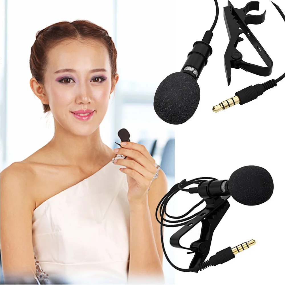 Besegad Clip-on Collar Tie Phone Lavalier Microphone Mic for iOS Android Cell Phone Laptop Tablet Recording Pen Laptop PU Pouch
Besegad Clip-on Collar Tie Phone Lavalier Microphone Mic for iOS Android Cell Phone Laptop Tablet Recording Pen Laptop PU Pouch