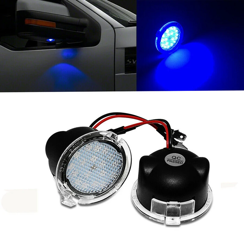 2pcs Car Lights high quality Blue LED Side Mirror Puddle Light High Power accessories For Ford F150 Raptor 2009-2014
2pcs Car Lights high quality Blue LED Side Mirror Puddle Light High Power accessories For Ford F150 Raptor 2009-2014