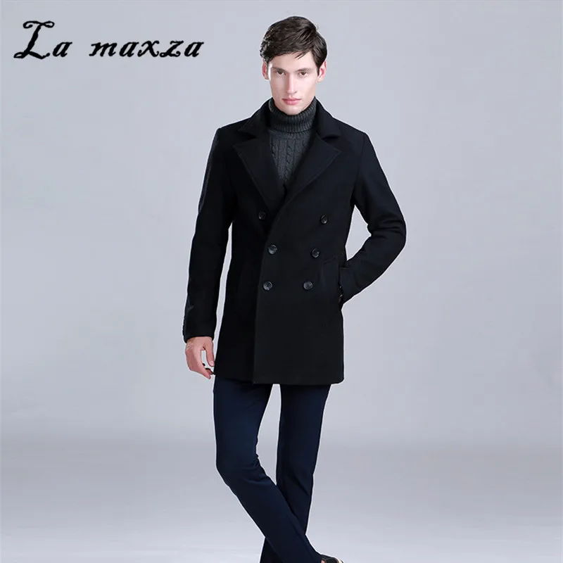 Korea Style Double Breasted Cashmere Mens Overcoat Winter Fashion Smart Casual Wool Coat
Korea Style Double Breasted Cashmere Mens Overcoat Winter Fashion Smart Casual Wool Coat