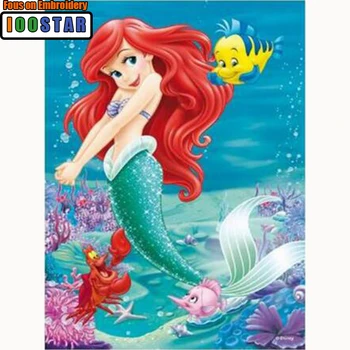 Diy Diamond Painting Cross Stitch Pattern Mosaic Crystal Needlework 5D Square Diamond Embroidery Girl Cartoon The Little Mermaid
Diy Diamond Painting Cross Stitch Pattern Mosaic Crystal Needlework 5D Square Diamond Embroidery Girl Cartoon The Little Mermaid