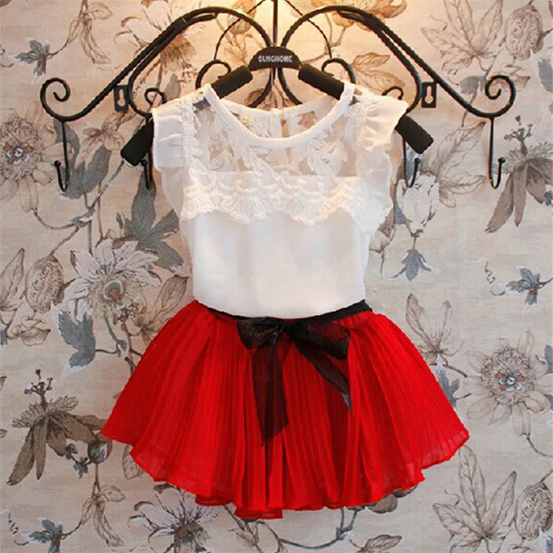Fashion Summer Girl T-Shirt Skirt Set Lace Casual Kids Minnie New Baby Sets Toddler Children Clothing Infantil Girls Suit 2-11Y
Fashion Summer Girl T-Shirt Skirt Set Lace Casual Kids Minnie New Baby Sets Toddler Children Clothing Infantil Girls Suit 2-11Y