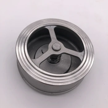 H71W Stainless steel 304 201 Clip type Check valve DN 150 mm one-way check valve Spring ultra-thin Back pressure valve
H71W Stainless steel 304 201 Clip type Check valve DN 150 mm one-way check valve Spring ultra-thin Back pressure valve