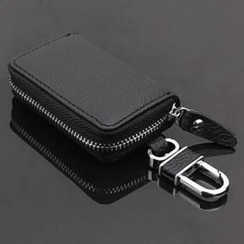 Fashion Leather Car Key Case Key Ring Car Remote Control Key Protection Bag For Most Car Remote Control Keys Auto Accessories
Fashion Leather Car Key Case Key Ring Car Remote Control Key Protection Bag For Most Car Remote Control Keys Auto Accessories