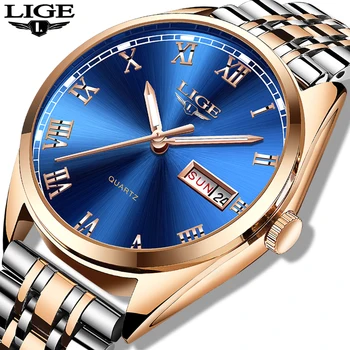 LIGE Men's Watches Top Brand Luxury Men Military Sport Watch Men Stainless Steel Waterproof Wrist Quartz Clock Relogio Masculino
LIGE Men's Watches Top Brand Luxury Men Military Sport Watch Men Stainless Steel Waterproof Wrist Quartz Clock Relogio Masculino