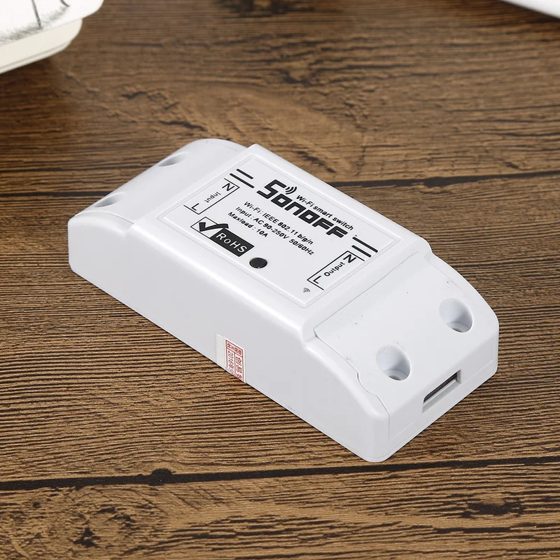 Sonoff WiFi Wireless Smart Switch Module Shell for Home DIY Remote Control Timer Switch Socket Regulating Equipment for Home
Sonoff WiFi Wireless Smart Switch Module Shell for Home DIY Remote Control Timer Switch Socket Regulating Equipment for Home