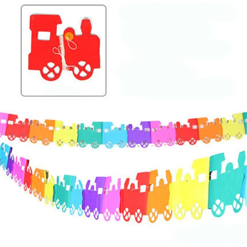 3M Hanging Tissue Paper Flower Heart Train Garland for Kids Children Birthday Party Decoration Nursery Home DIY Bunting Banner
3M Hanging Tissue Paper Flower Heart Train Garland for Kids Children Birthday Party Decoration Nursery Home DIY Bunting Banner