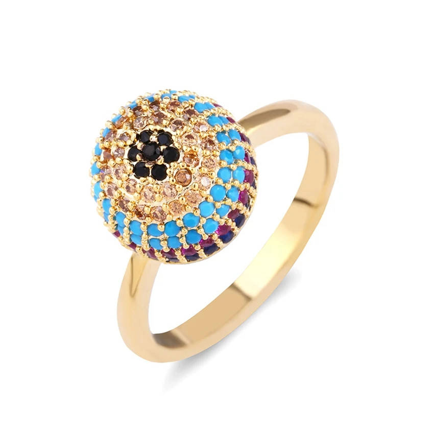 Engagement Ring Ball Circle Multi-Color Cubic Zircon Crystal Wedding Rings for Women Female Fashion Jewelry
Engagement Ring Ball Circle Multi-Color Cubic Zircon Crystal Wedding Rings for Women Female Fashion Jewelry