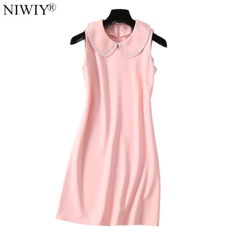 Ladies Sleeveless Crystal Rhinestone Straight Summer Dress Vestidos Casual Mujer 2020 Gothic Shirt Dress Sukienki Damskie D9055
Ladies Sleeveless Crystal Rhinestone Straight Summer Dress Vestidos Casual Mujer 2020 Gothic Shirt Dress Sukienki Damskie D9055