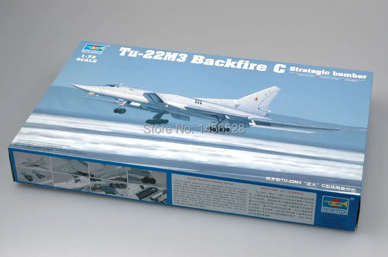 trumpeter 1/72 01656 Tu-22M3 Backfire C Strategic bomber Assembly Model kits building scale model plane 3D puzzle plane
trumpeter 1/72 01656 Tu-22M3 Backfire C Strategic bomber Assembly Model kits building scale model plane 3D puzzle plane