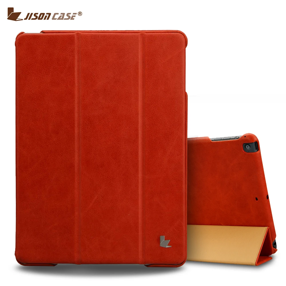 Jisoncase Smart Case for Apple iPad 9.7 inch 2017 Case Cover Genuine Leather Tablets Folding Magnet Flip Cover for iPad air 1 2
Jisoncase Smart Case for Apple iPad 9.7 inch 2017 Case Cover Genuine Leather Tablets Folding Magnet Flip Cover for iPad air 1 2