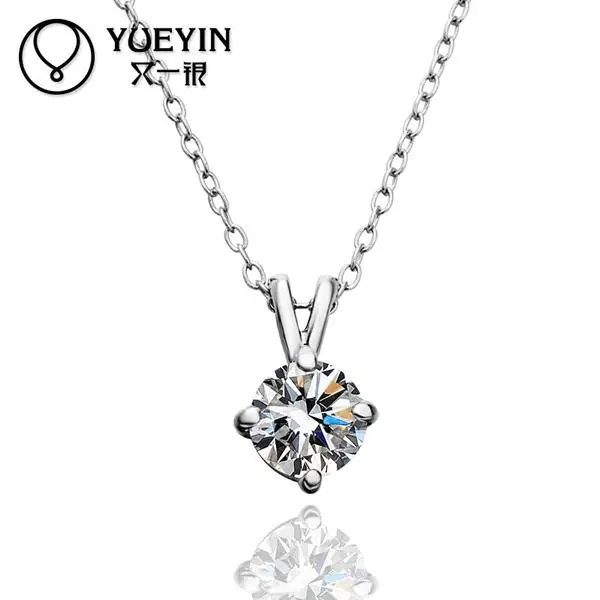 Wholesale Gold color necklace For Women wedding Bridal Jewelry yellow rose gold big stone Accessories Femal | Украшения и