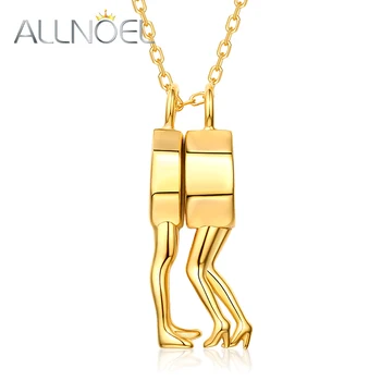 ALLNOEL 925 Sterling Silver Necklaces For Lovers Screw Design Gold Color Jewelry Couple Choker Necklace Valentine's Day Present
ALLNOEL 925 Sterling Silver Necklaces For Lovers Screw Design Gold Color Jewelry Couple Choker Necklace Valentine's Day Present