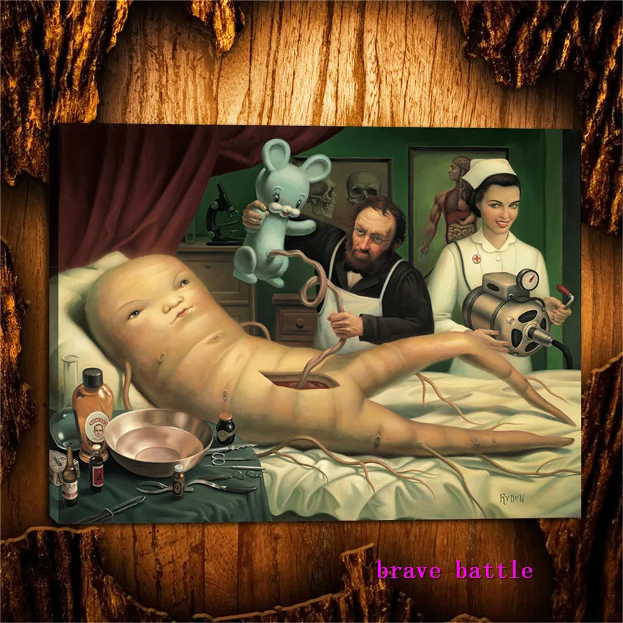 Mark Ryden Childish Strange Dark World Canvas Painting Living Room Bedroom Home Decor Modern Mural Art Oil Painting #146
Mark Ryden Childish Strange Dark World Canvas Painting Living Room Bedroom Home Decor Modern Mural Art Oil Painting #146