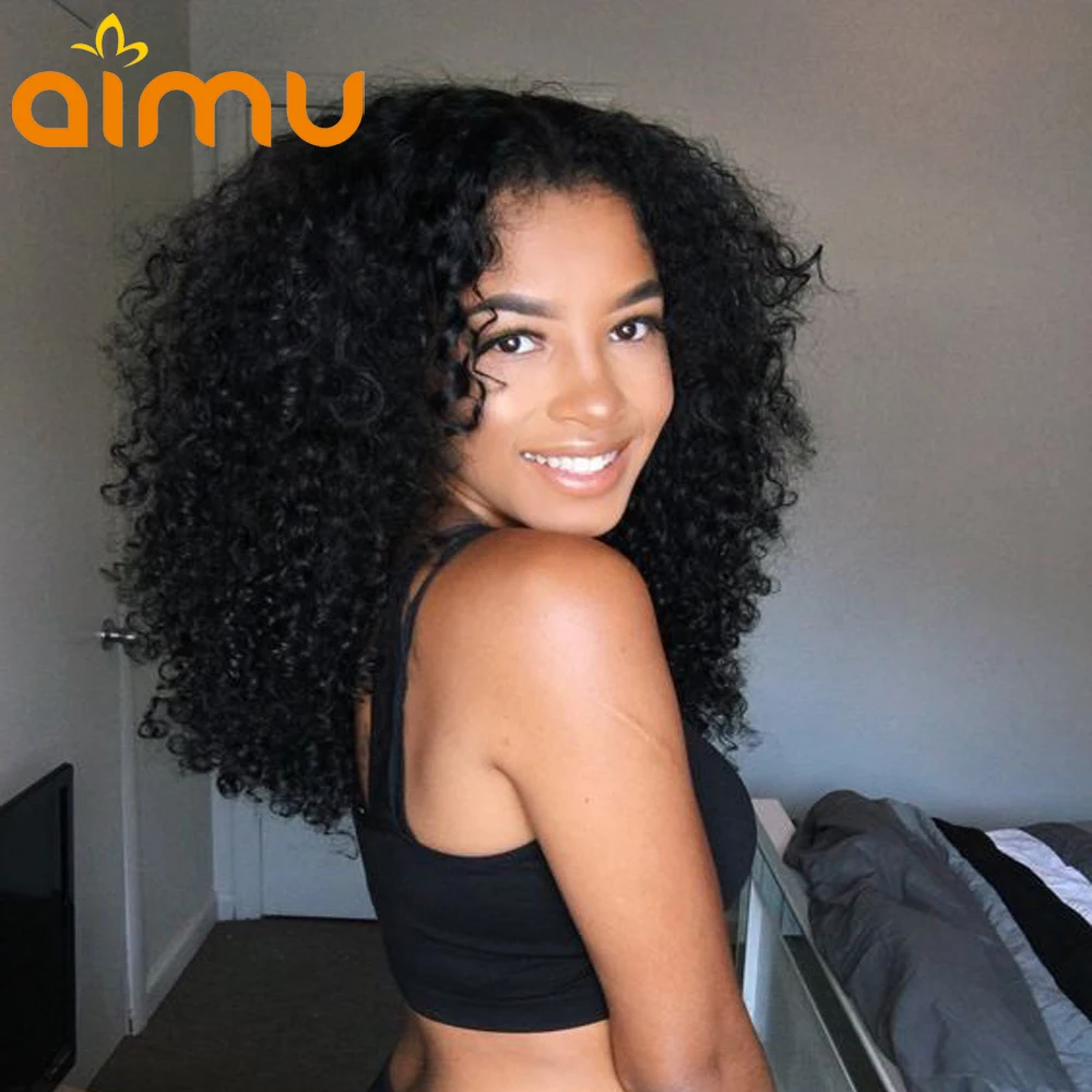250 Density Kinky Curly 360 Lace Frontal Wig With Baby Hair Pre Plucked Mongolian Virgin Human Hair Wigs For Black Women Aimu
250 Density Kinky Curly 360 Lace Frontal Wig With Baby Hair Pre Plucked Mongolian Virgin Human Hair Wigs For Black Women Aimu